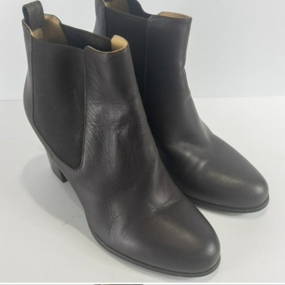 Michael Kors Lottie Booties Chocolate 10 - Picture 2 of 4